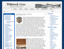 Tablet Screenshot of bohmischleipa.cz